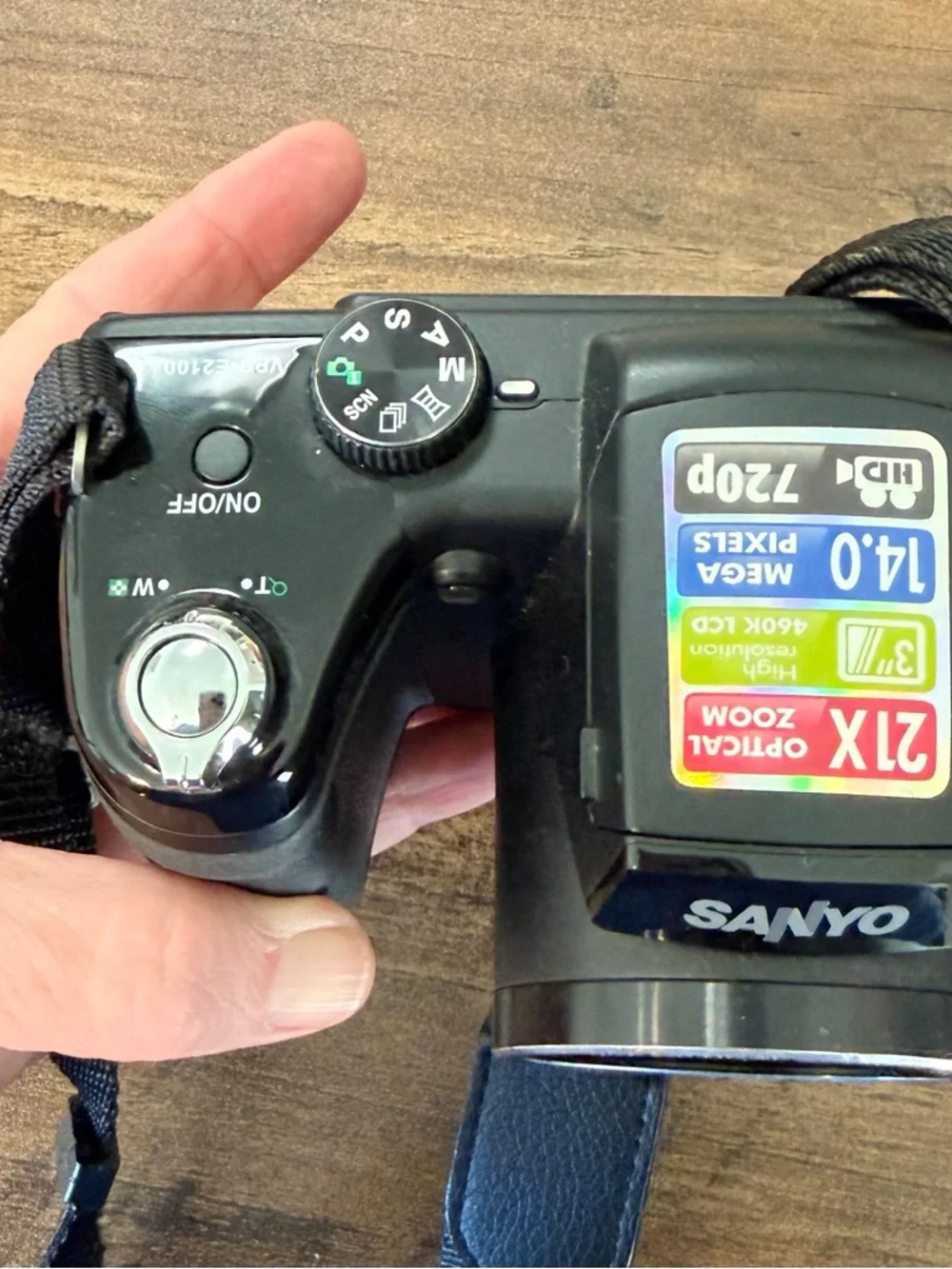 Sanyo Black 21x Optical Zoom Digital Camera
